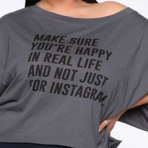 Off the shoulder top